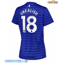Camisa de time de futebol Everton Jack Grealish #18 Replicas 1º Equipamento Feminina 2025-26 Manga Curta